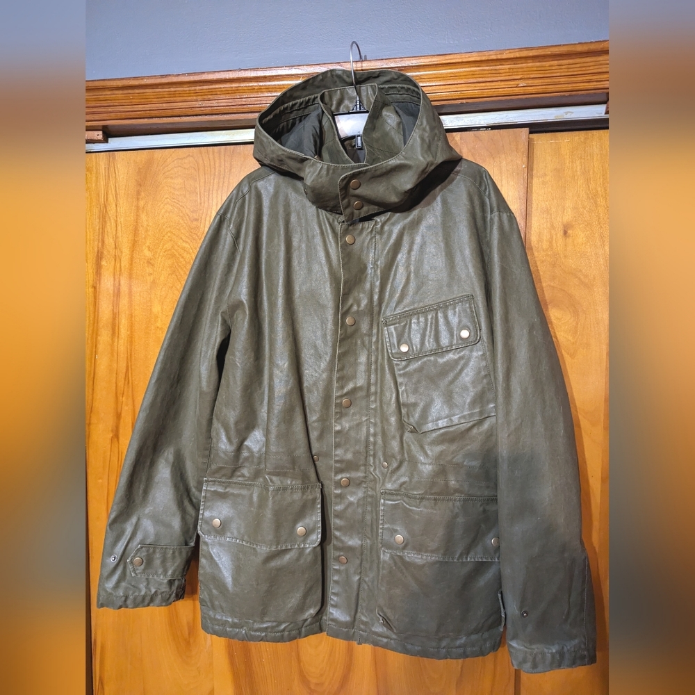 J Crew waxed canvas jacket size XL